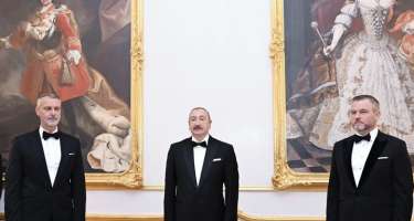İlham Əliyevin şərəfinə rəsmi ziyafət verildi