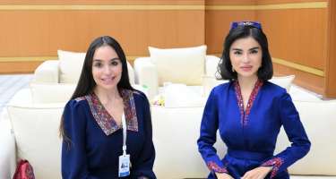 Leyla Əliyeva Özbəkistan Prezidenti Administrasiyasının rəhbəri ilə görüşdü