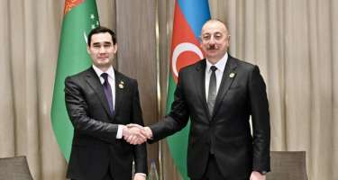Sərdar Berdiməhəmmədov İlham Əliyevi təbrik etdi