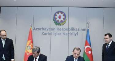 Azərbaycan və Monteneqro arasında memorandum imzalandı