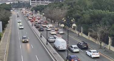 Bu yollarda tıxac var -