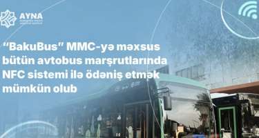  Avtobuslarda bank kartları ilə ödəniş aktivləşdirildi