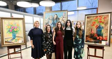 Leyla Əliyeva və Alena Əliyeva DOST İnklüziv İnkişaf və Yaradıcılıq Mərkəzini ziyarət ediblər