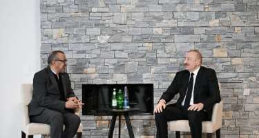 Prezident Davosda ÜST-nin Baş direktoru ilə görüşdü