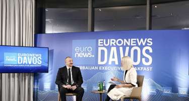 Prezident "Euronews" televiziyasına müsahibə verdi -