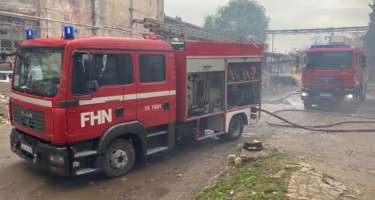Bakıda restoranda yanğın oldu 