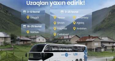 Bu ərazilərdə vətəndaşlara səyyar xidmət göstəriləcək