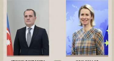 Ceyhun Bayramov Kaya Kallas ilə danışdı