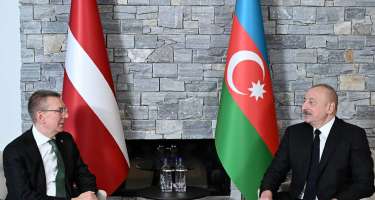 Latviya Prezidenti İranın Azərbaycana hücumunu qınadı