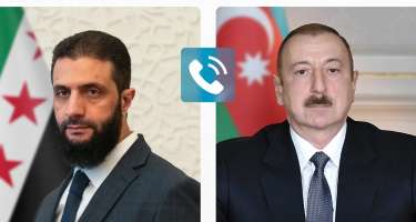 Əhməd Əl Şaraa İlham Əliyevə zəng etdi