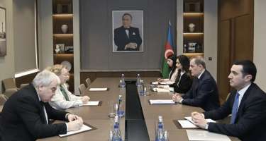 Ceyhun Bayramov Tatyana Valovaya ilə görüşdü 