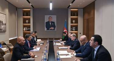 Ceyhun Bayramov Sibi Corc ilə görüşdü