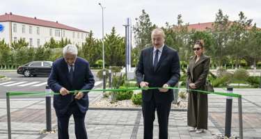 İlham Əliyev açılışda iştirak etdi