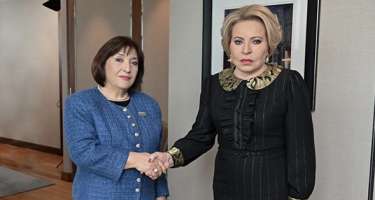 Sahibə Qafarova Valentina Matviyenko ilə görüşdü