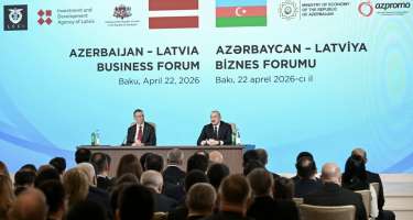 Bakıda Azərbaycan-Latviya biznes-forumu keçirildi