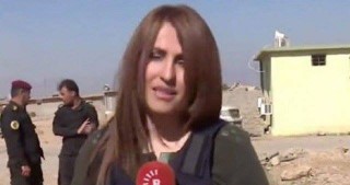 Xanım telejurnalist döyüş bölgəsində həlak oldu - MOSUL / FOTO