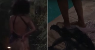 “Oskar”dan sonra soyunub hovuza girdi 