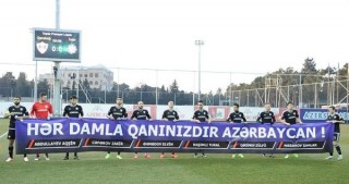 Qarabağ" şəhidləri meydanda andı