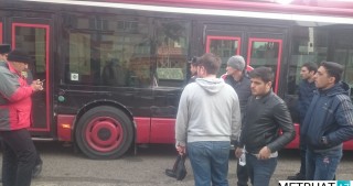 Bakıda dəhşətli avtobus qəzası 