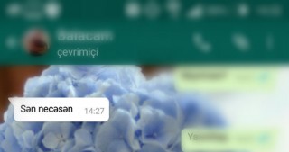 Azərbaycanda iki sevgilinin gülməli "Whatsapp" yazışması