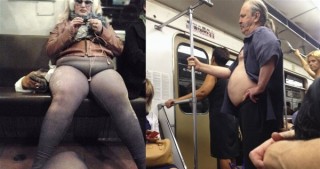 Metroda qeyri-adi adamlar dolaşır