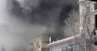 Bakıda güclü yanğın