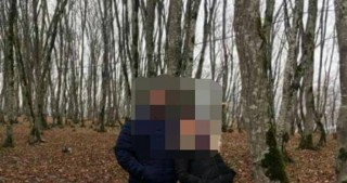 Xuraman Şuşalı əri ilə meşədə...