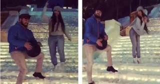 Bakıda gənc qız göbək rəqsi oynadı, "şpaqat" açdı...
