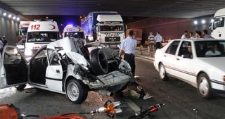 Ankarada dəhşətli yol qəzası