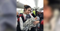 O, ​13 kilometr yüksəklikdə ana oldu