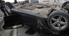Bakıdakı dəhşətli yol qəzasının görüntüləri yayıldı