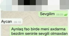İki sevgilinin "WhatsApp" yazışması rekord qırır