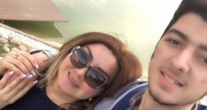 Azərbaycanlı şairə oğlu ilə Qubada istirahətdə 