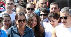Prezidentin qızları, generallar, məşhurlar Bakı Marafonunda