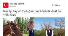 Ərdoğan at belində