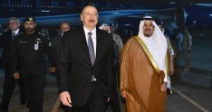 Prezident İlham Əliyev Səudiyyə Ərəbistanına səfərə gəlib