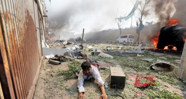 Almaniya səfirliyinin qarşısında partlayış