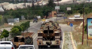 Türkiyə sərhədə zirehli texnika yerləşdirdi