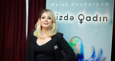 Mələk Heydərovanın ilk kitabının təqdimatı keçirildi