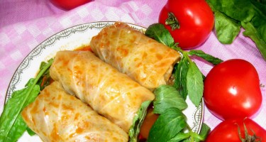Şuşa mətbəxindən kələm dolması resepti