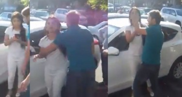 Bakıda söyüş söyən qadından yeni