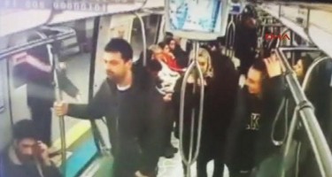 VİDEO: Bakı metrosunda dava düşdü