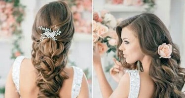 Bu ilin ən dəbli gəlin saç modelləri