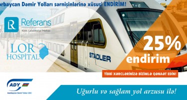 “Azərbaycan Dəmir Yolları”ndan endirim