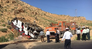 İranda dəhşətli yol qəzası