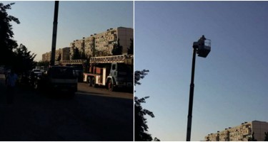 Sumqayıtda kişini 30 manat borca görə krana çıxardılar və...