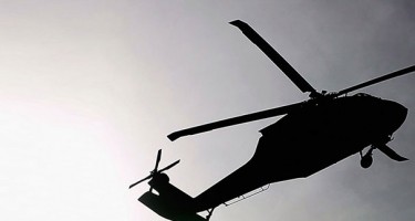 İranda hərbi helikopter düşdü