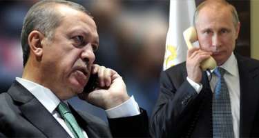 Rəcəb Tayyib Ərdoğanla Vladimir Putin arasında telefonda danışığı baş tutub