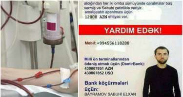 Bu gəncin köməyə ehtiyacı var
