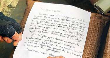 Əsgərin 14 fevralda sevgilisinə yazdığı məktub 
